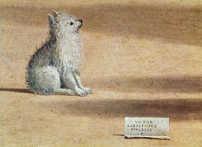Vision of St. Augustine (detail) by Vittore Carpaccio